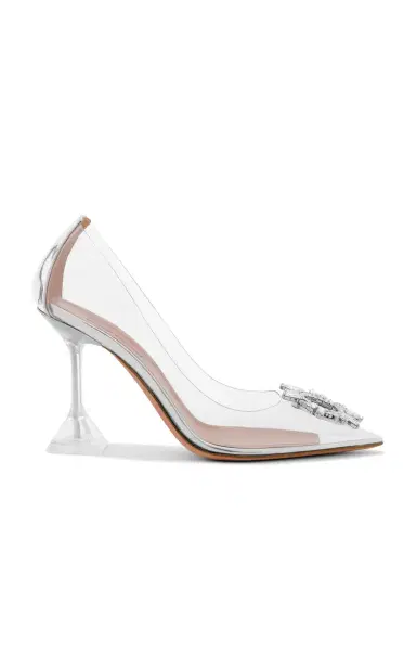 Amina Muaddi Begum Crystal-Embellished PVC Pumps | Thumbnail 6 Amina Muaddi Begum Crystal-Embellished PVC Pumps | Thumbnail 6