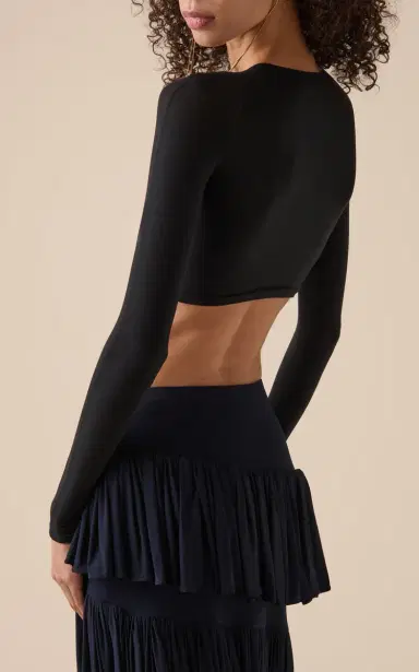 ALAÏA Knit Crop Top | Thumbnail 5 ALAÏA Knit Crop Top | Thumbnail 5