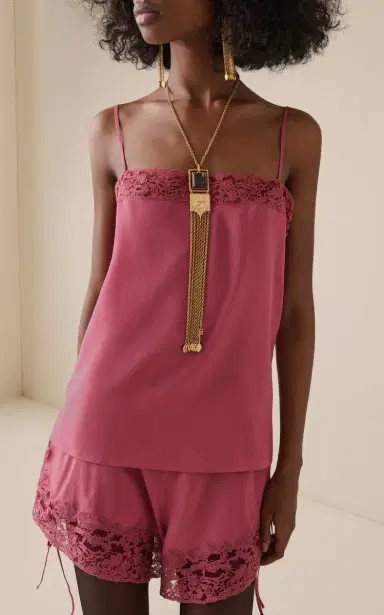 Chloé Organic Silk Crepe De Chine Top | Thumbnail 6 Chloé Organic Silk Crepe De Chine Top | Thumbnail 6