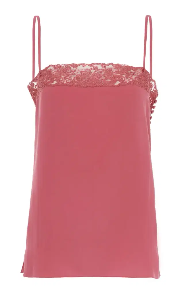 Chloé Organic Silk Crepe De Chine Top