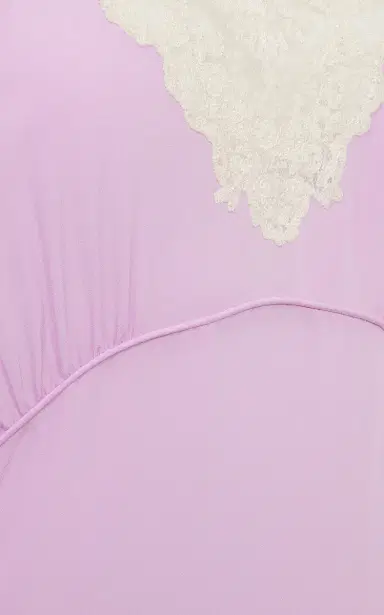 Chloé Lace-Trimmed Organic Silk Crepe De Chine Maxi Dress | Thumbnail 5 Chloé Lace-Trimmed Organic Silk Crepe De Chine Maxi Dress | Thumbnail 5