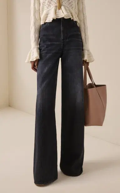 Chloé Rigid High-Rise Wide-Leg Jeans | Thumbnail 3 Chloé Rigid High-Rise Wide-Leg Jeans | Thumbnail 3