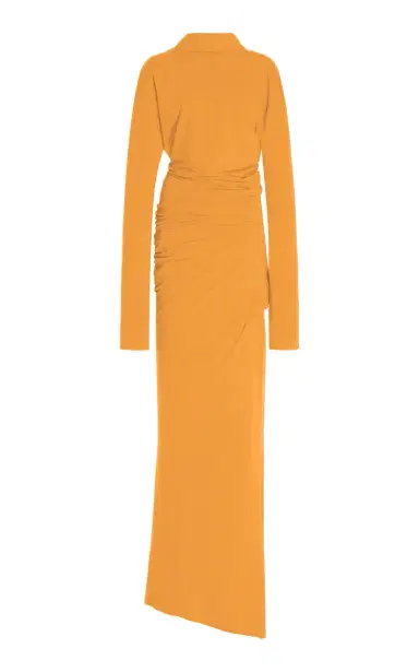 COLLEEN ALLEN Ruched Waist Cotton-Blend Maxi Dress | Thumbnail 6 COLLEEN ALLEN Ruched Waist Cotton-Blend Maxi Dress | Thumbnail 6