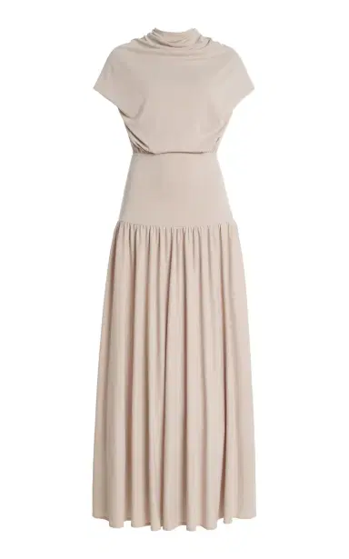 KALLMEYER Exclusive Victoria Draped Jersey Midi Dress | Thumbnail 6 KALLMEYER Exclusive Victoria Draped Jersey Midi Dress | Thumbnail 6