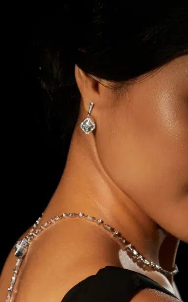 B.P. de Silva Jewellers Deco Centennial Luminaire Diamond Drop Earrings | Thumbnail 3 B.P. de Silva Jewellers Deco Centennial Luminaire Diamond Drop Earrings | Thumbnail 3