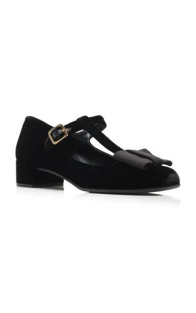 Prada Velvet Pumps | Thumbnail 4 Prada Velvet Pumps | Thumbnail 4