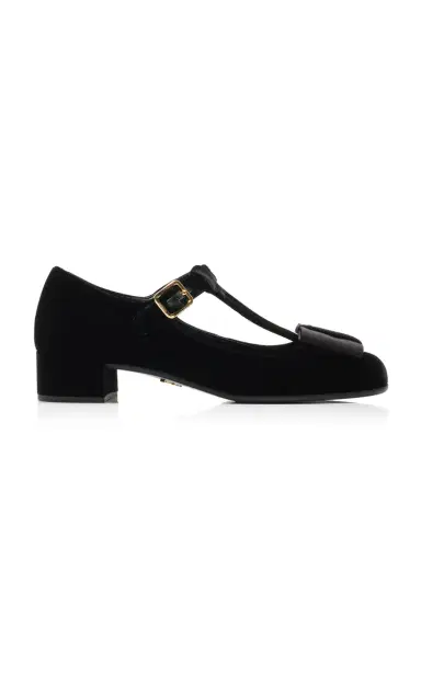 Prada Velvet Pumps | Thumbnail 6 Prada Velvet Pumps | Thumbnail 6