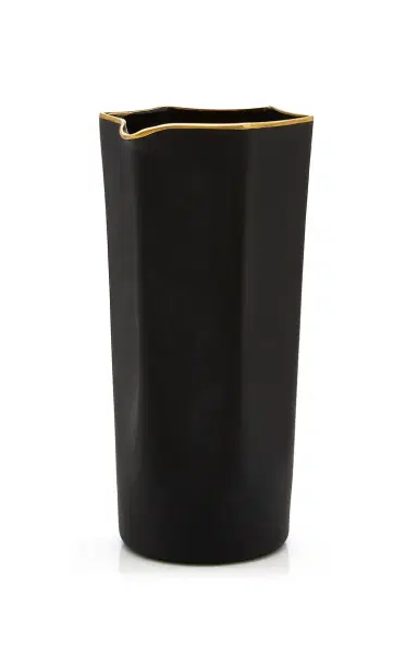 Moda Domus Gold-Tipped Matte Glass Carafe - Black | Thumbnail 2 Moda Domus Gold-Tipped Matte Glass Carafe - Black | Thumbnail 2