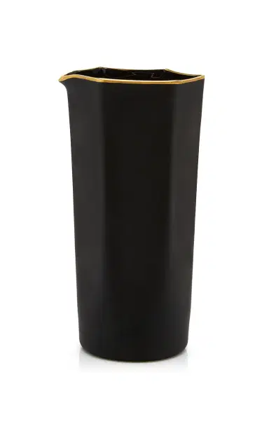 Moda Domus Gold-Tipped Matte Glass Carafe - Black | Thumbnail 3 Moda Domus Gold-Tipped Matte Glass Carafe - Black | Thumbnail 3