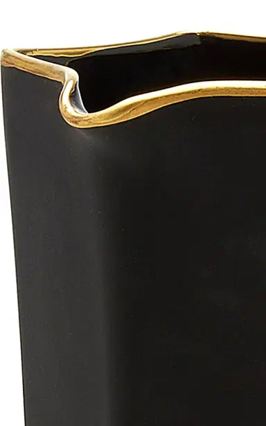 Moda Domus Gold-Tipped Matte Glass Carafe - Black | Thumbnail 4 Moda Domus Gold-Tipped Matte Glass Carafe - Black | Thumbnail 4