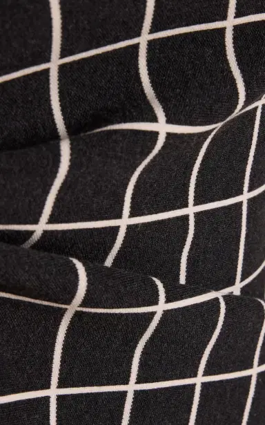 High Sport Inna Windowpane Cotton-Blend Knit Top | Thumbnail 5 High Sport Inna Windowpane Cotton-Blend Knit Top | Thumbnail 5