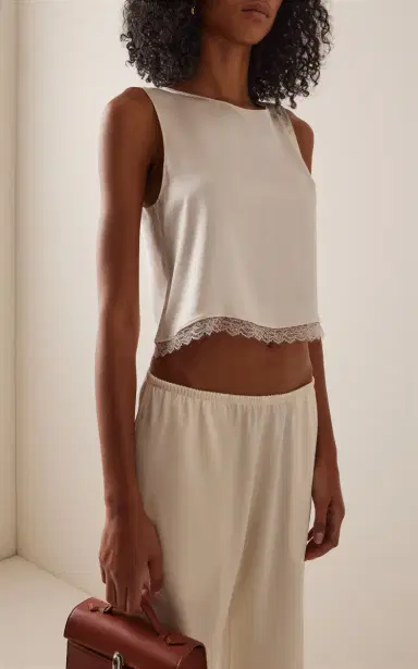 Leset Barb Lace Cropped Top | Thumbnail 10 Leset Barb Lace Cropped Top | Thumbnail 10