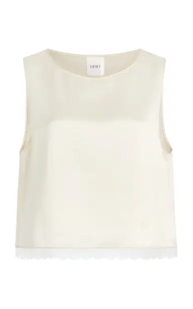 Leset Barb Lace Cropped Top | Thumbnail 1 Leset Barb Lace Cropped Top | Thumbnail 1