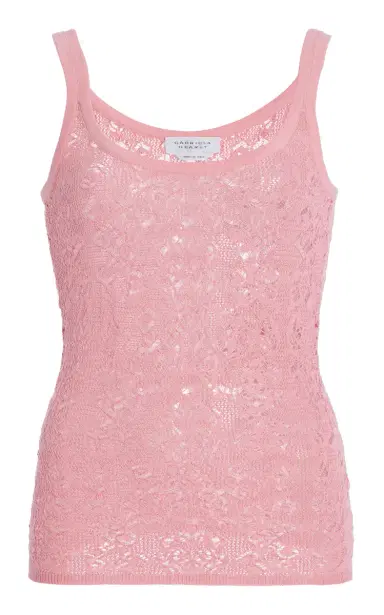 Gabriela Hearst Pontus Wool-Silk Lace Tank Top | Thumbnail 1 Gabriela Hearst Pontus Wool-Silk Lace Tank Top | Thumbnail 1
