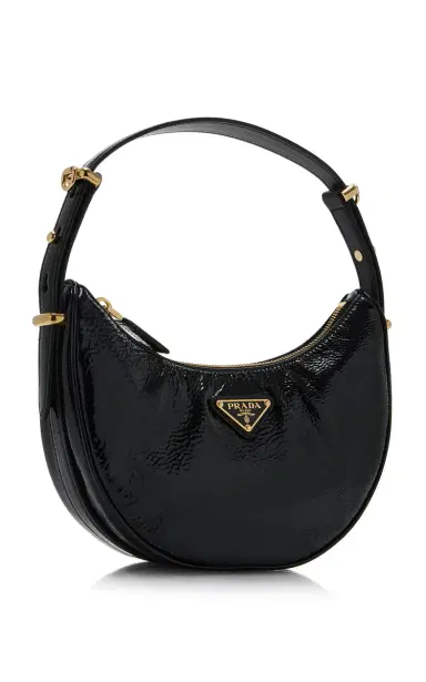 Prada Arqué Patent Leather Shoulder Bag | Thumbnail 3 Prada Arqué Patent Leather Shoulder Bag | Thumbnail 3