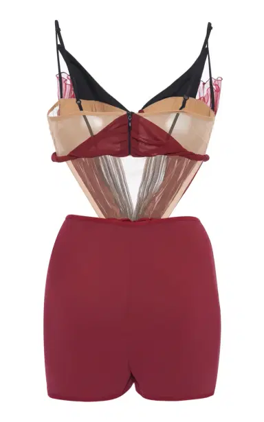 Nensi Dojaka Flower Petal Silk Playsuit | Thumbnail 6 Nensi Dojaka Flower Petal Silk Playsuit | Thumbnail 6