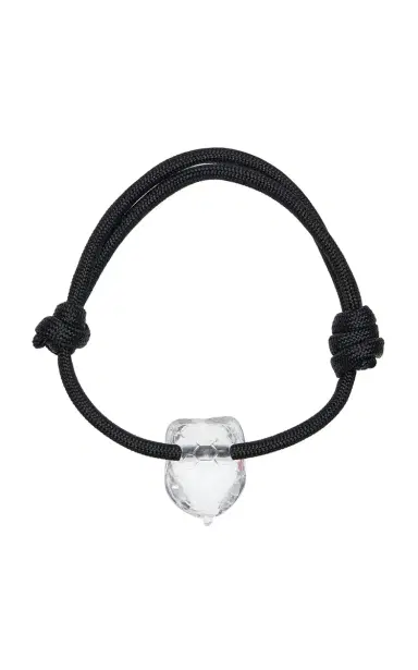 DEZSO BY SARA BELTRÁN Crystal Quartz Carved Turtle Anklet | Thumbnail 4 DEZSO BY SARA BELTRÁN Crystal Quartz Carved Turtle Anklet | Thumbnail 4