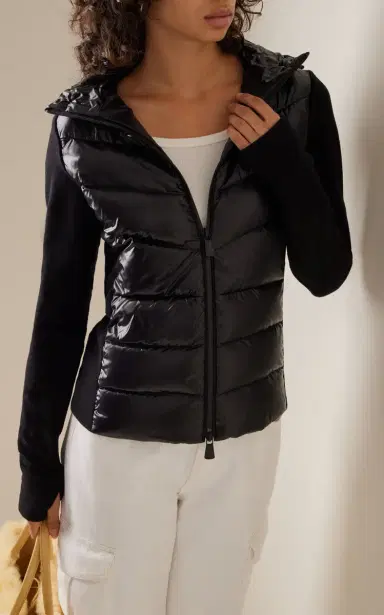 Moncler Grenoble Down Fleece Hooded Cardigan | Thumbnail 3 Moncler Grenoble Down Fleece Hooded Cardigan | Thumbnail 3