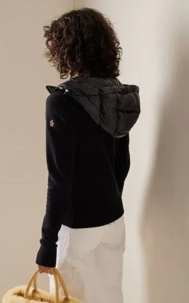 Moncler Grenoble Down Fleece Hooded Cardigan | Thumbnail 4 Moncler Grenoble Down Fleece Hooded Cardigan | Thumbnail 4