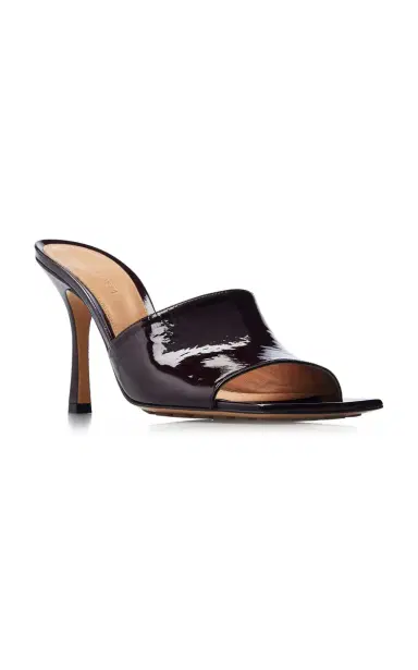 Bottega Veneta Stretch Patent Leather Slide Sandals | Thumbnail 5 Bottega Veneta Stretch Patent Leather Slide Sandals | Thumbnail 5