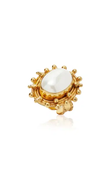 Sylvia Toledano Stone Dots Pearl Ring | Thumbnail 3 Sylvia Toledano Stone Dots Pearl Ring | Thumbnail 3