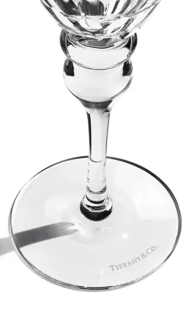 Tiffany & Co. Crest Crystal White Wine Glass - White | Thumbnail 2 Tiffany & Co. Crest Crystal White Wine Glass - White | Thumbnail 2