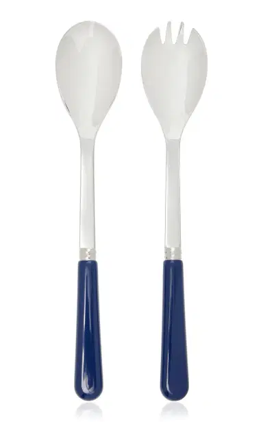 Sabre Two-Piece Pop Stainless Steel Salad Set - Blue | Thumbnail 1 Sabre Two-Piece Pop Stainless Steel Salad Set - Blue | Thumbnail 1