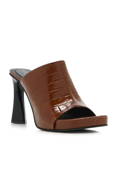 Stella McCartney Elsa Croc-Effect Vegan Leather Mules | Thumbnail 4 Stella McCartney Elsa Croc-Effect Vegan Leather Mules | Thumbnail 4