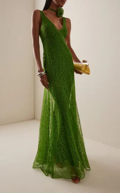 DE LA VALI Persephone Lace Gown | Thumbnail 3 DE LA VALI Persephone Lace Gown | Thumbnail 3