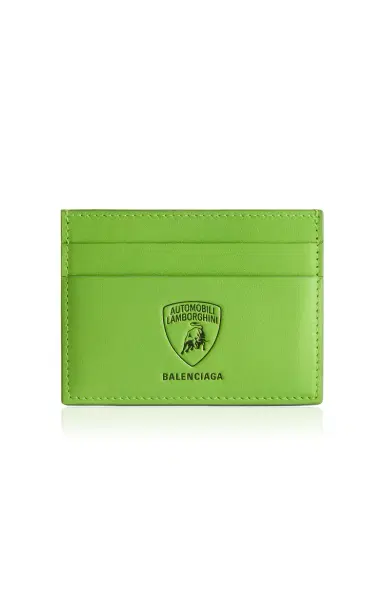 Balenciaga x Lamborghini Leather Card Holder | Thumbnail 1 Balenciaga x Lamborghini Leather Card Holder | Thumbnail 1