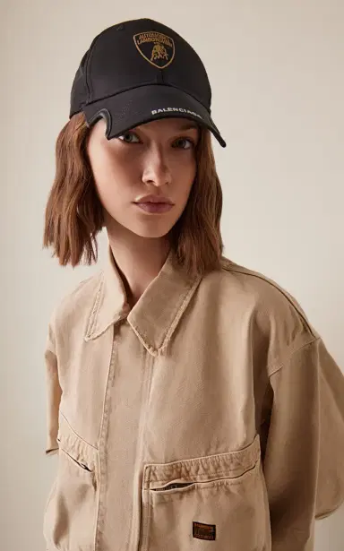 Balenciaga X Lambroghini Woven Baseball Cap | Thumbnail 2 Balenciaga X Lambroghini Woven Baseball Cap | Thumbnail 2