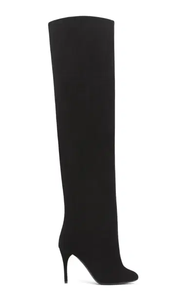 Alaïa Suede Over-The-Knee Boots | Thumbnail 1 Alaïa Suede Over-The-Knee Boots | Thumbnail 1