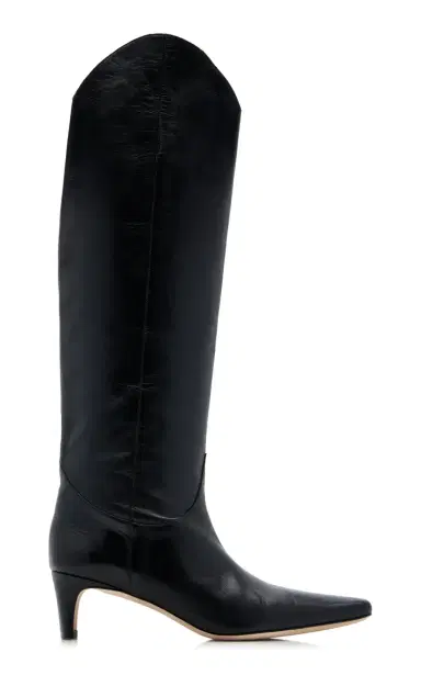 Staud Wally Tall Leather Western Boots | Thumbnail 6 Staud Wally Tall Leather Western Boots | Thumbnail 6