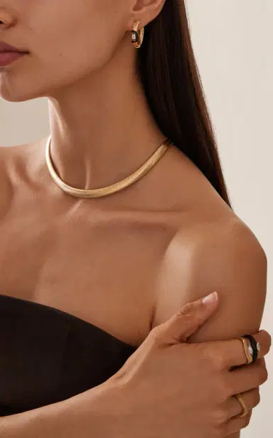 Nikos Koulis Feelings Hoop Earrings | Thumbnail 4 Nikos Koulis Feelings Hoop Earrings | Thumbnail 4