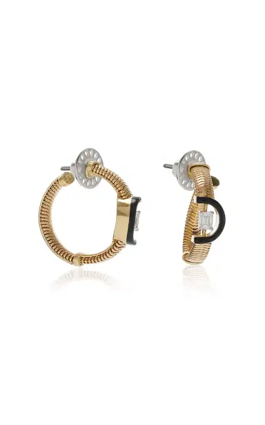 Nikos Koulis Feelings Hoop Earrings | Thumbnail 5 Nikos Koulis Feelings Hoop Earrings | Thumbnail 5