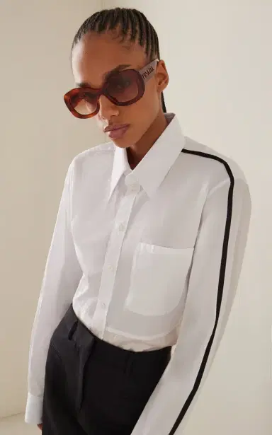 Prada Round-Frame Acetate Sunglasses | Thumbnail 2 Prada Round-Frame Acetate Sunglasses | Thumbnail 2