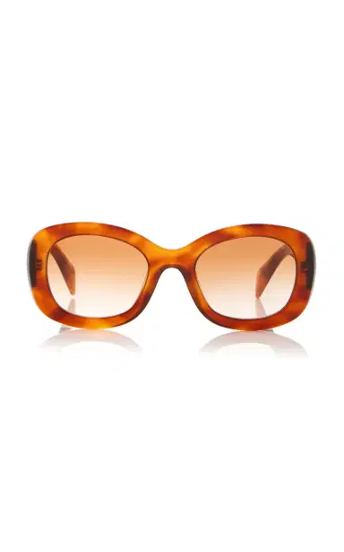Prada Round-Frame Acetate Sunglasses | Thumbnail 1 Prada Round-Frame Acetate Sunglasses | Thumbnail 1