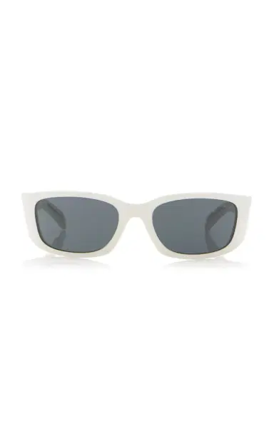 Prada Symbole Mask-Frame Acetate Sunglasses | Thumbnail 1 Prada Symbole Mask-Frame Acetate Sunglasses | Thumbnail 1