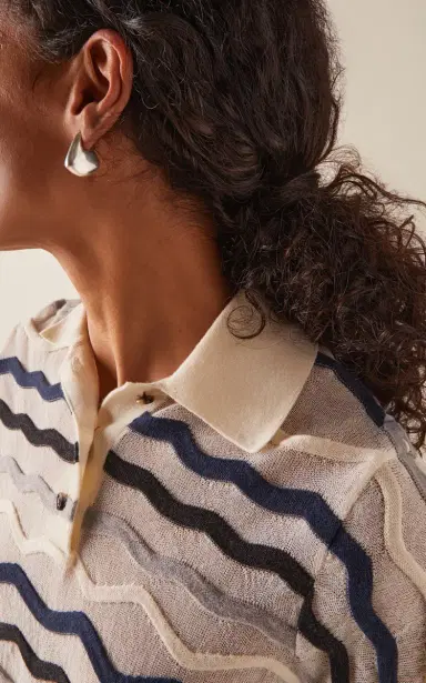 Bottega Veneta Sterling Silver Earrings | Thumbnail 4 Bottega Veneta Sterling Silver Earrings | Thumbnail 4