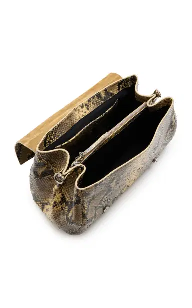 Dries Van Noten Python-Effect Leather Satchel Bag | Thumbnail 6 Dries Van Noten Python-Effect Leather Satchel Bag | Thumbnail 6