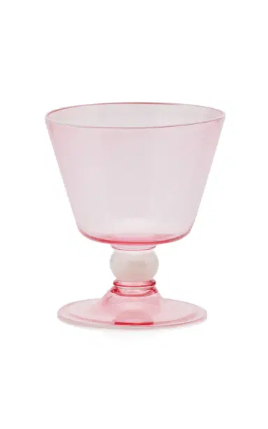 Moda Domus Footed Wine Glass - Blue | Thumbnail 2 Moda Domus Footed Wine Glass - Blue | Thumbnail 2