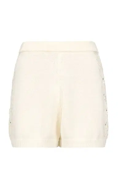 Loulou de Saison Andel Shell Knit Cotton Shorts | Thumbnail 1 Loulou de Saison Andel Shell Knit Cotton Shorts | Thumbnail 1