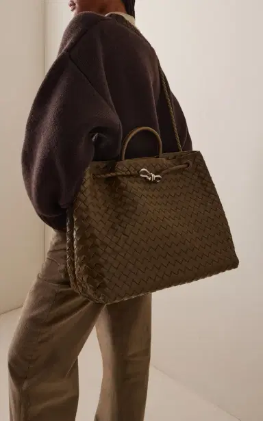 Bottega Veneta Large Andiamo Intrecciato Leather Tote Bag | Thumbnail 3 Bottega Veneta Large Andiamo Intrecciato Leather Tote Bag | Thumbnail 3