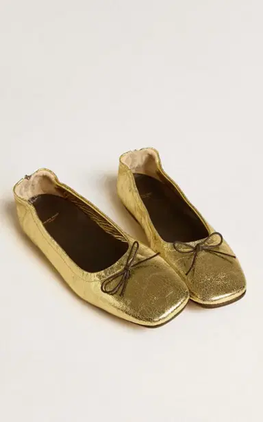 Golden Goose Amy Laminated Leather Ballet Flats | Thumbnail 3 Golden Goose Amy Laminated Leather Ballet Flats | Thumbnail 3