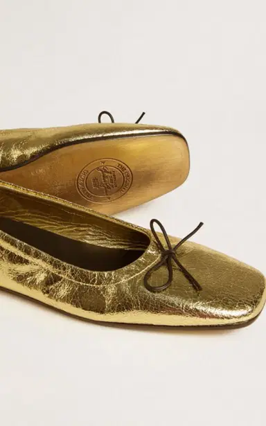 Golden Goose Amy Laminated Leather Ballet Flats | Thumbnail 5 Golden Goose Amy Laminated Leather Ballet Flats | Thumbnail 5