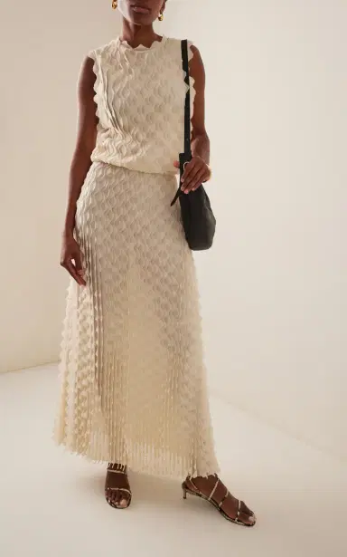 Ulla Johnson Willa Textured Cotton-Blend Maxi Skirt | Thumbnail 2 Ulla Johnson Willa Textured Cotton-Blend Maxi Skirt | Thumbnail 2