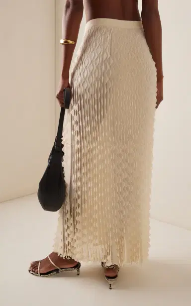 Ulla Johnson Willa Textured Cotton-Blend Maxi Skirt | Thumbnail 4 Ulla Johnson Willa Textured Cotton-Blend Maxi Skirt | Thumbnail 4