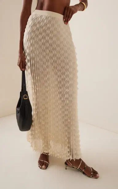 Ulla Johnson Willa Textured Cotton-Blend Maxi Skirt | Thumbnail 8 Ulla Johnson Willa Textured Cotton-Blend Maxi Skirt | Thumbnail 8