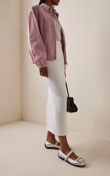 Roger Vivier Metallic Leather Ballet Flats | Thumbnail 2 Roger Vivier Metallic Leather Ballet Flats | Thumbnail 2