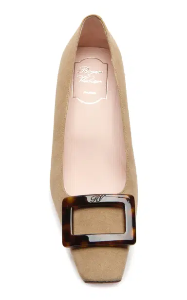 Roger Vivier Belle Vivier Suede Pumps | Thumbnail 3 Roger Vivier Belle Vivier Suede Pumps | Thumbnail 3